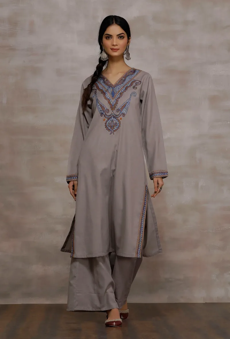 eshin-dusky-grey-woollen-kurta