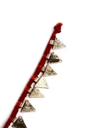 Set Of 2- Raabia German Silver Anklets image 4