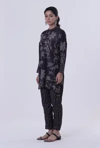 Black Muslin Co-Ord Set image 2