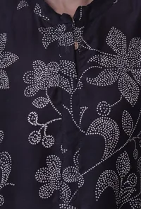 Black Muslin Co-Ord Set image 5