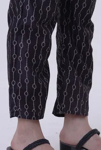 Black Muslin Co-Ord Set image 6