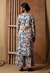 Kalamkari Side Dori Cotton Kurta image 4