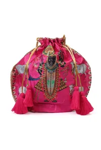 Sacred Shreenath Potli With White Moti image 3