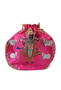 Sacred Shreenath Potli With White Moti image 4