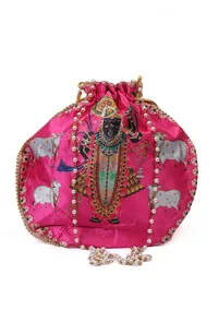 Sacred Shreenath Potli With White Moti image 5