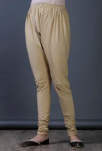 Beige Modal Viscose Chooridaar image 2