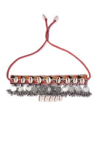 Contrast Cowry Shell Kutch Choker image 2