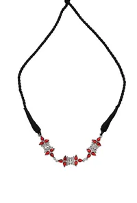 Bi-Layered Afghan German Silver Necklace image 2