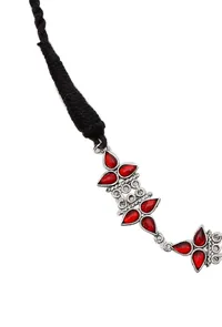 Bi-Layered Afghan German Silver Necklace image 3
