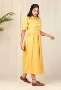 Surya Collared hand-Emroidered Dress image 2