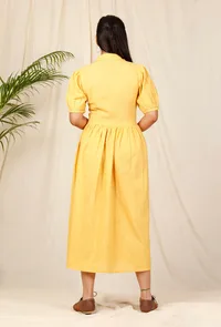 Surya Collared hand-Emroidered Dress image 4
