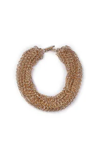 Multi Layered Gold Chain Necklace image 2