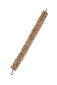 Multi Layered Gold Chain Necklace image 3