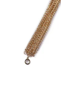Multi Layered Gold Chain Necklace image 4