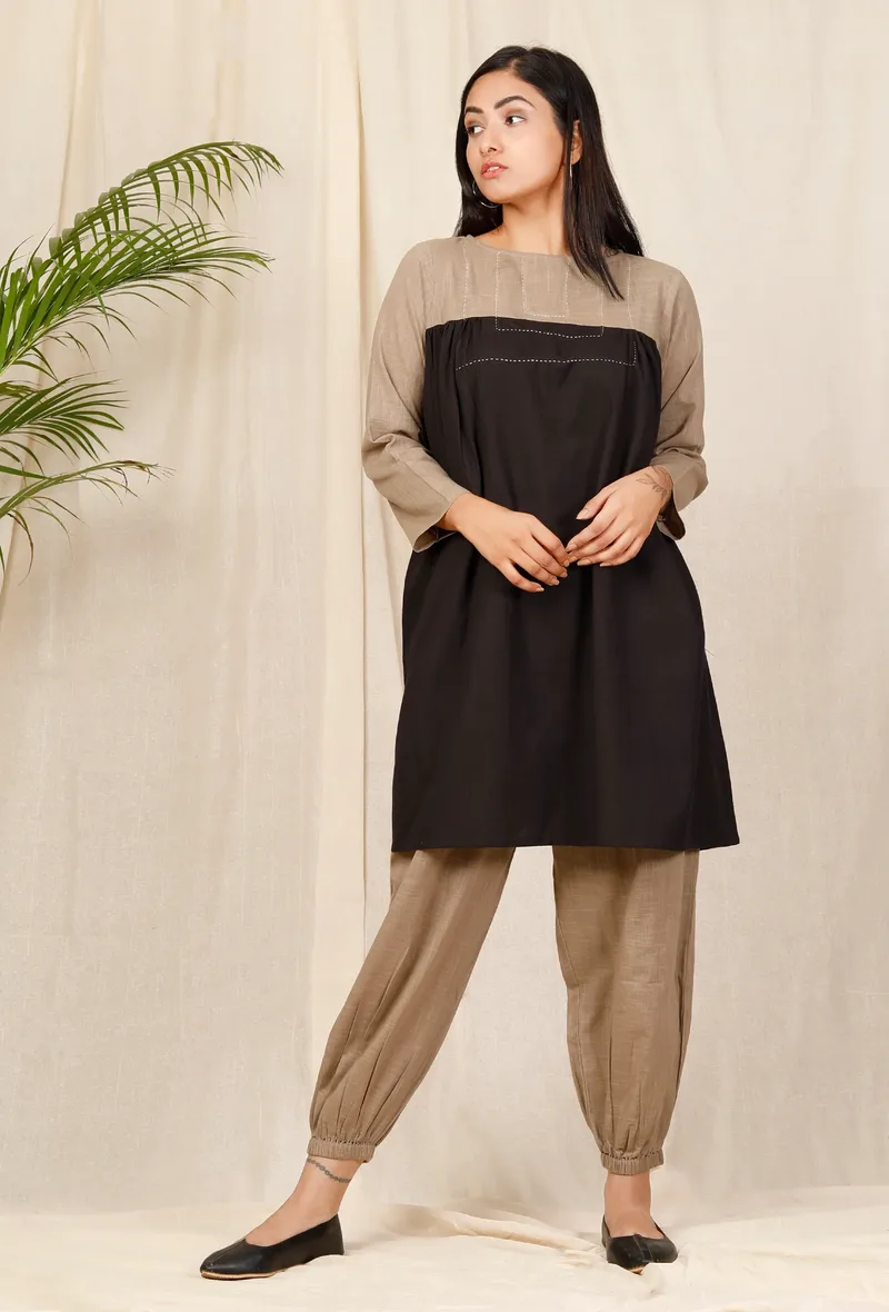 Kajaria and Bhura kurta top