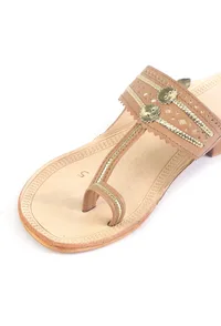 Classic Braided Genuine Cruelty-Free Leather Kolhapuri Flats image 5