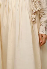 Beige Cotton Kurta image 5