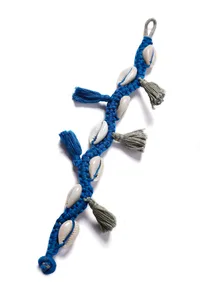Tassled Seashells Blue Bracelet image 2