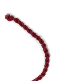 Maroon Red Tribal Coin Anklet image 4