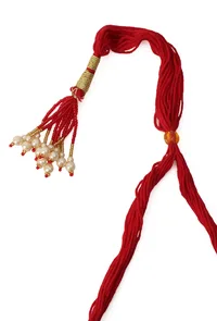 Handcrafted Antique Kemp Choker And Chand Jhumka Set image 5