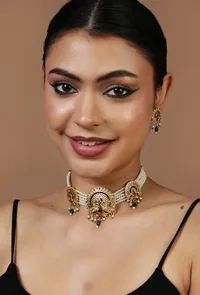 Neelmayur Moti Haar Set image 1