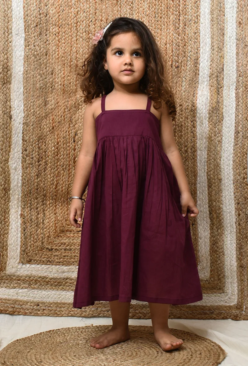 Purple Mul Mul Dress