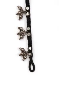 Black Thread Ghungroo Anklet image 5