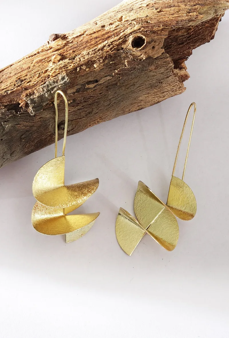 Modern Art Flow Earrings