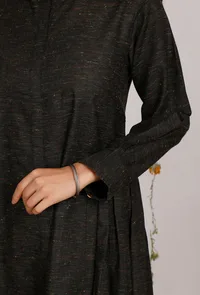 Dark Olive Cotton Khaadi Kurta image 6