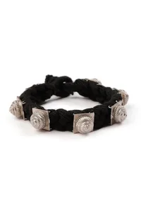 Square Black Thread Tomb Anklet image 3