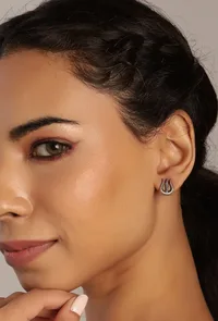 Trident Mini Stud Earrings image 1