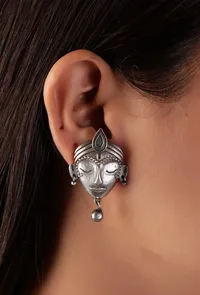 Lord Krishna Face Studs image 1