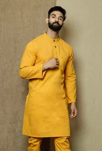 Tuscan Sun  Cotton Kurta image 3