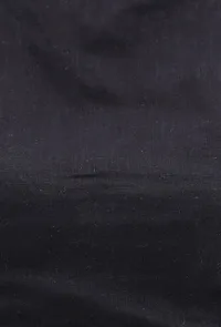 Black Boat Neck Blouse With Stitch Lines image 4