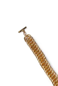 Zin Gold Single Layered Chain Bracelet image 5