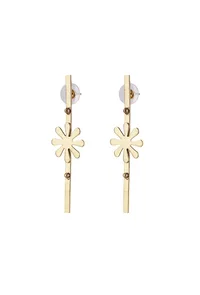 Sunburst Sleek Dangle Earrings image 2