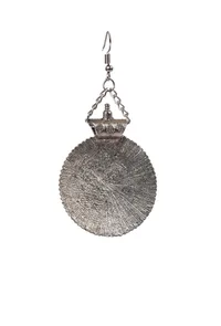 German Silver Round Shaped Earring image 4