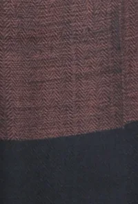 Brown & Black Pure Wool Kullu Stole image 3