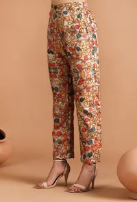 Damini Kalamkari Straight Fit Pants image 3