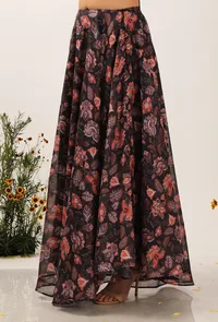 Zoon Floral Chintz Lehanga Skirt image 3