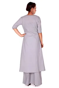 Grey Kurta image 4