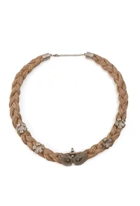 Floral Elegance Jute Necklace Set image 2