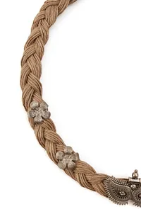 Floral Elegance Jute Necklace Set image 3