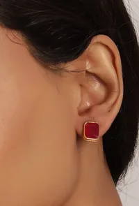 Simple Sufi Style Choker Set With Antique Gold Finish image 2