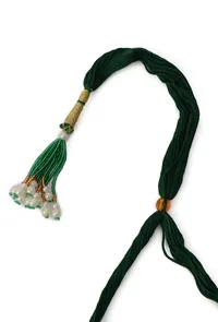 Simple Sufi Style Choker Set With Antique Gold Finish image 6