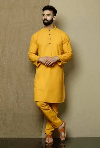 Set of 2:Tuscan Sun  Cotton Kurta and Pyjama image 1