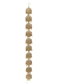 Maharani Kanak Royal Antique Gold Filigree Parandi image 2