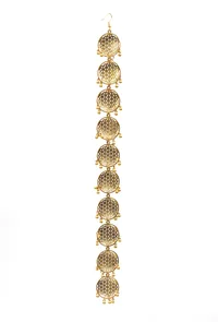Maharani Kanak Royal Antique Gold Filigree Parandi image 3