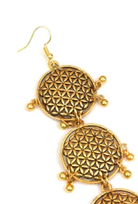 Maharani Kanak Royal Antique Gold Filigree Parandi image 5