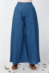 Blue Cotton Cullottes image 1
